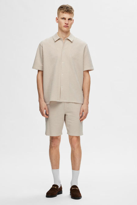 Hemd  (korte mouwen) Beige - SELECTED