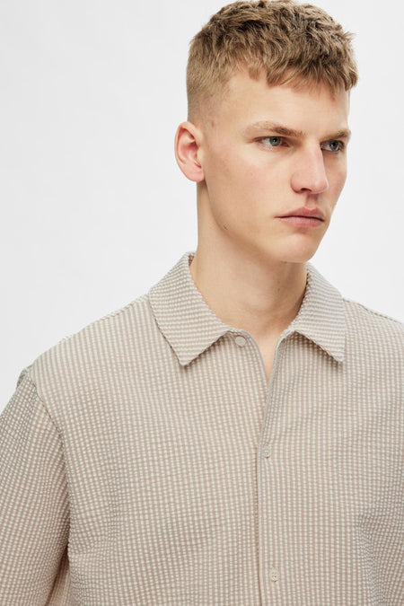 Hemd  (korte mouwen) Beige - SELECTED