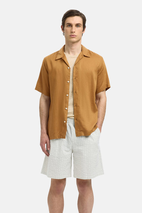 Hemd (korte mouwen) Beige - SELECTED