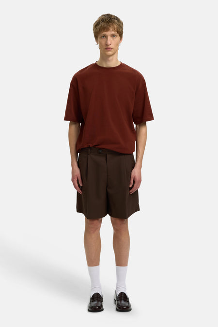 T-shirt (korte mouwen) bruin - SELECTED