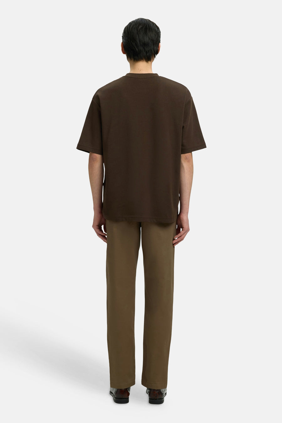 T-shirt (korte mouwen) bruin - SELECTED