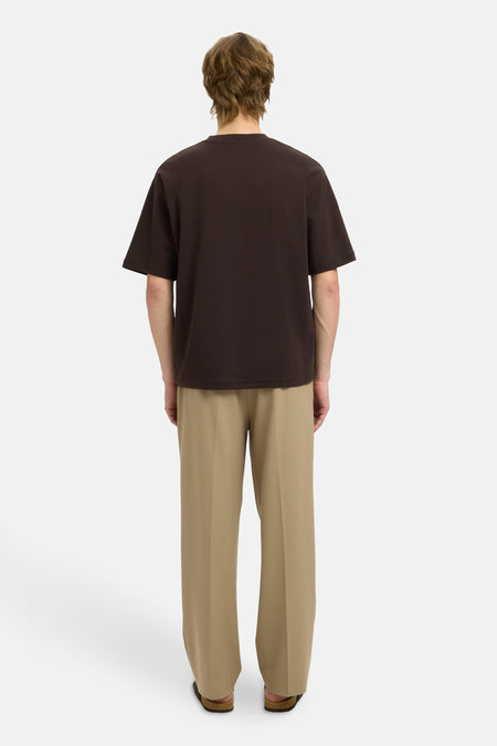 T-shirt met korte mouwen - bruin