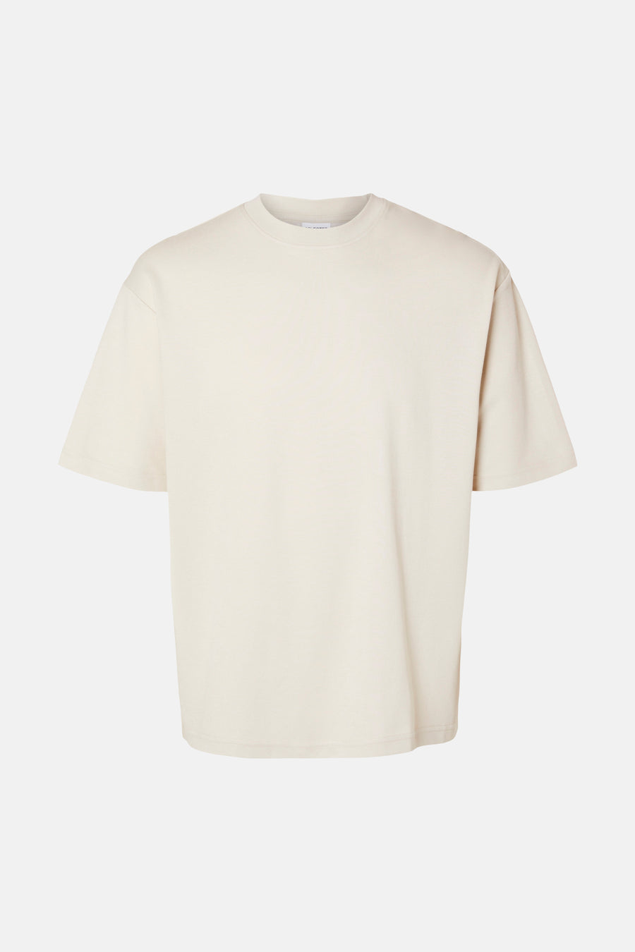 T-shirt (korte mouwen) ecru - SELECTED