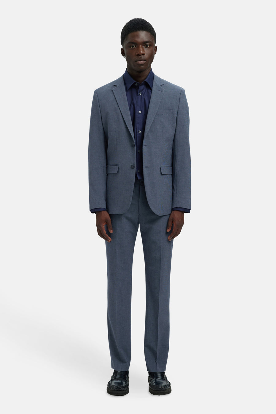 Kostuumbroek - blauw - SELECTED