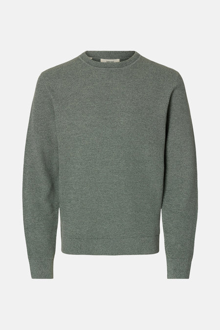 Pull met ronde hals - groen