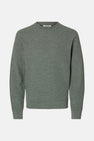 Pull met ronde hals - groen