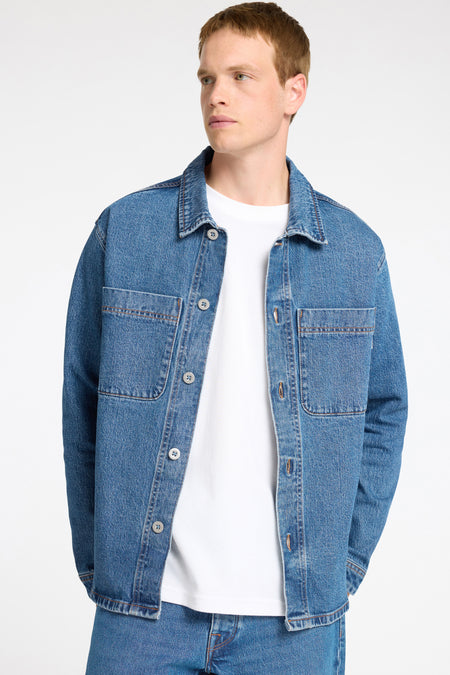 Jeanshemd Mid blue denim - SELECTED