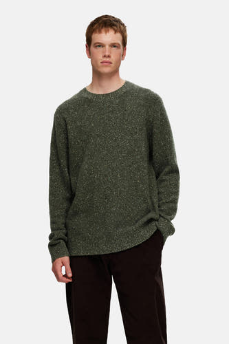 Pull col O bleu - SELECTED