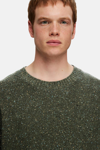 Pull col O bleu - SELECTED