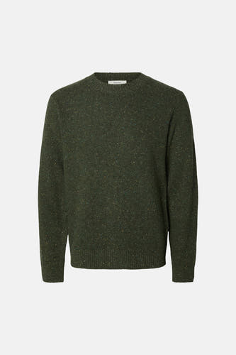 Pull col O bleu - SELECTED
