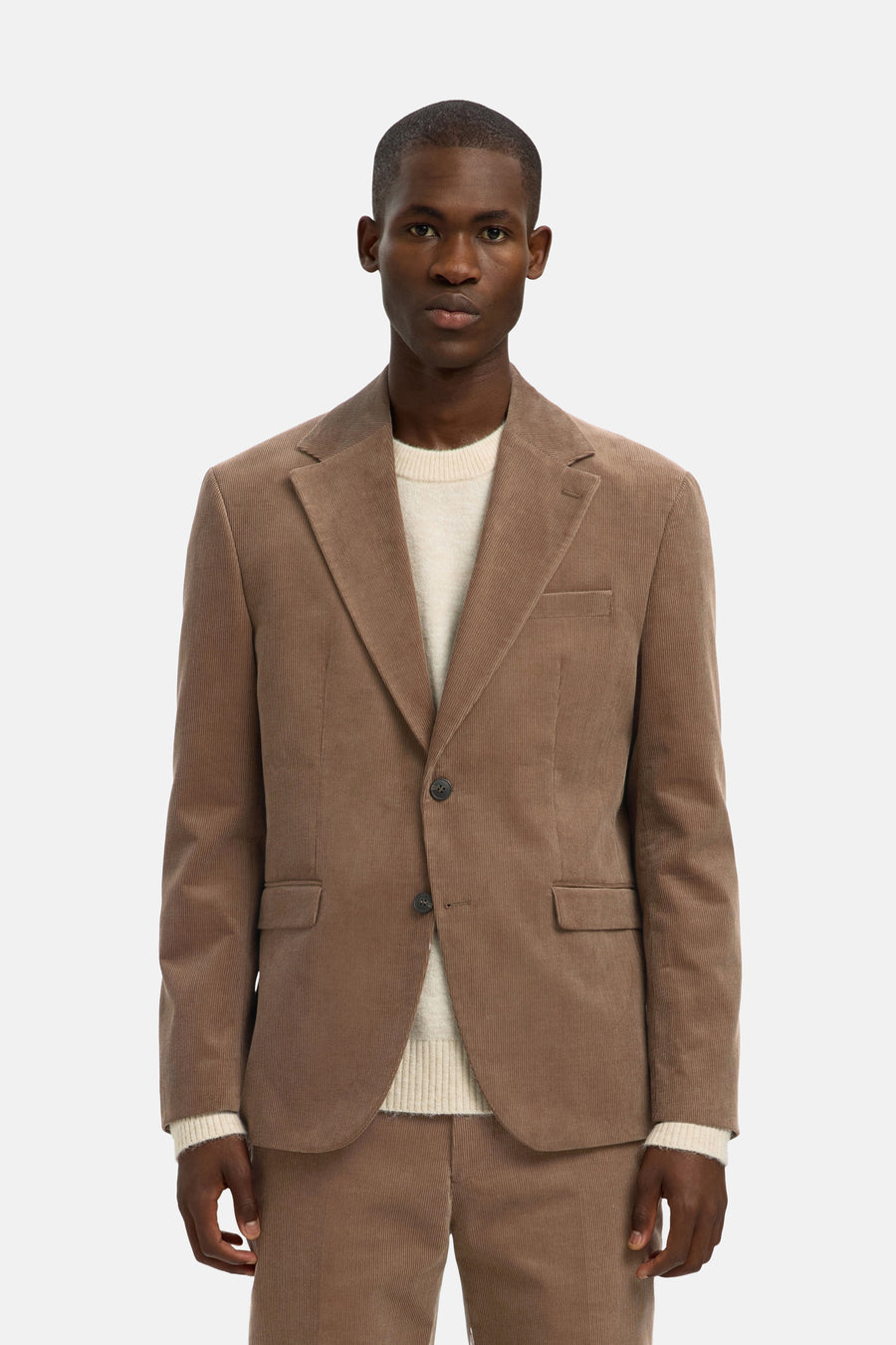 Blazer - bruin - SELECTED