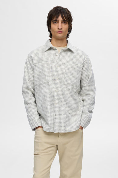 Hemd (lange mouwen) Grijs - SELECTED