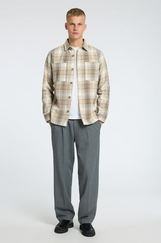 SLHREG-HANK CHECK OVERSHIRT