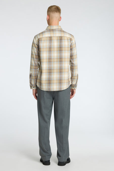 Hemd met lange mouwen - beige