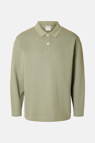 SLHRELAXWAYNE LS POLO SWEAT