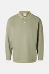 SLHRELAXWAYNE LS POLO SWEAT