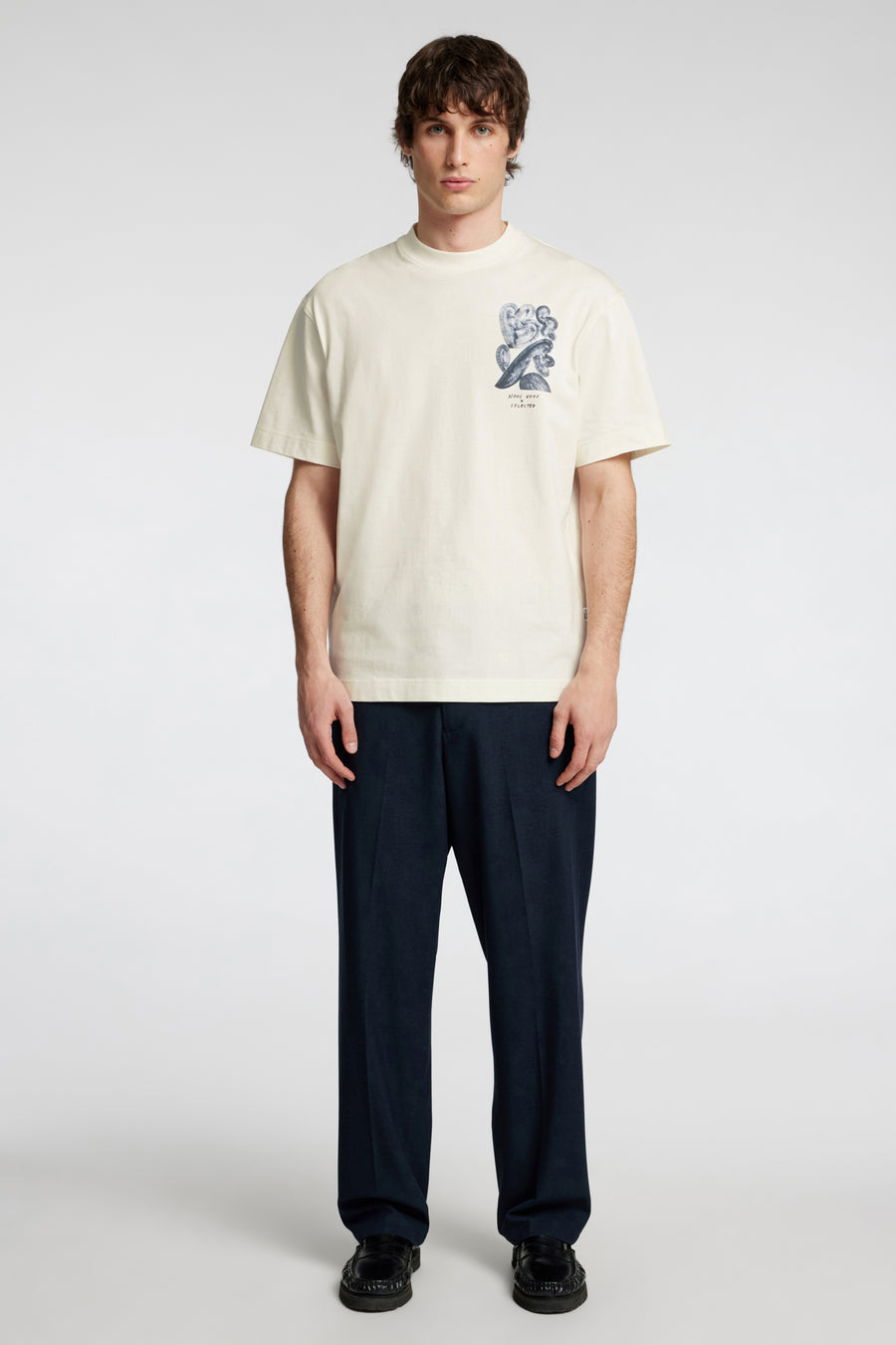 T-shirt met korte mouwen - ecru