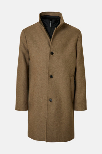 Manteau - brun - SELECTED