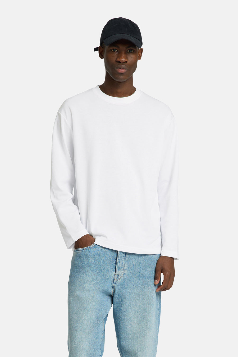 T-shirt met lange mouwen - wit