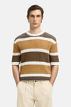 SLHGINGER SS KNIT RELAXED STRIPE TEE