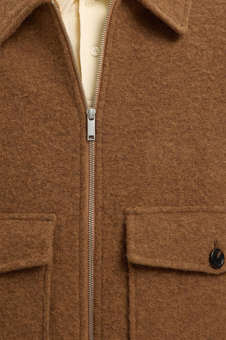 Korte jas - bruin