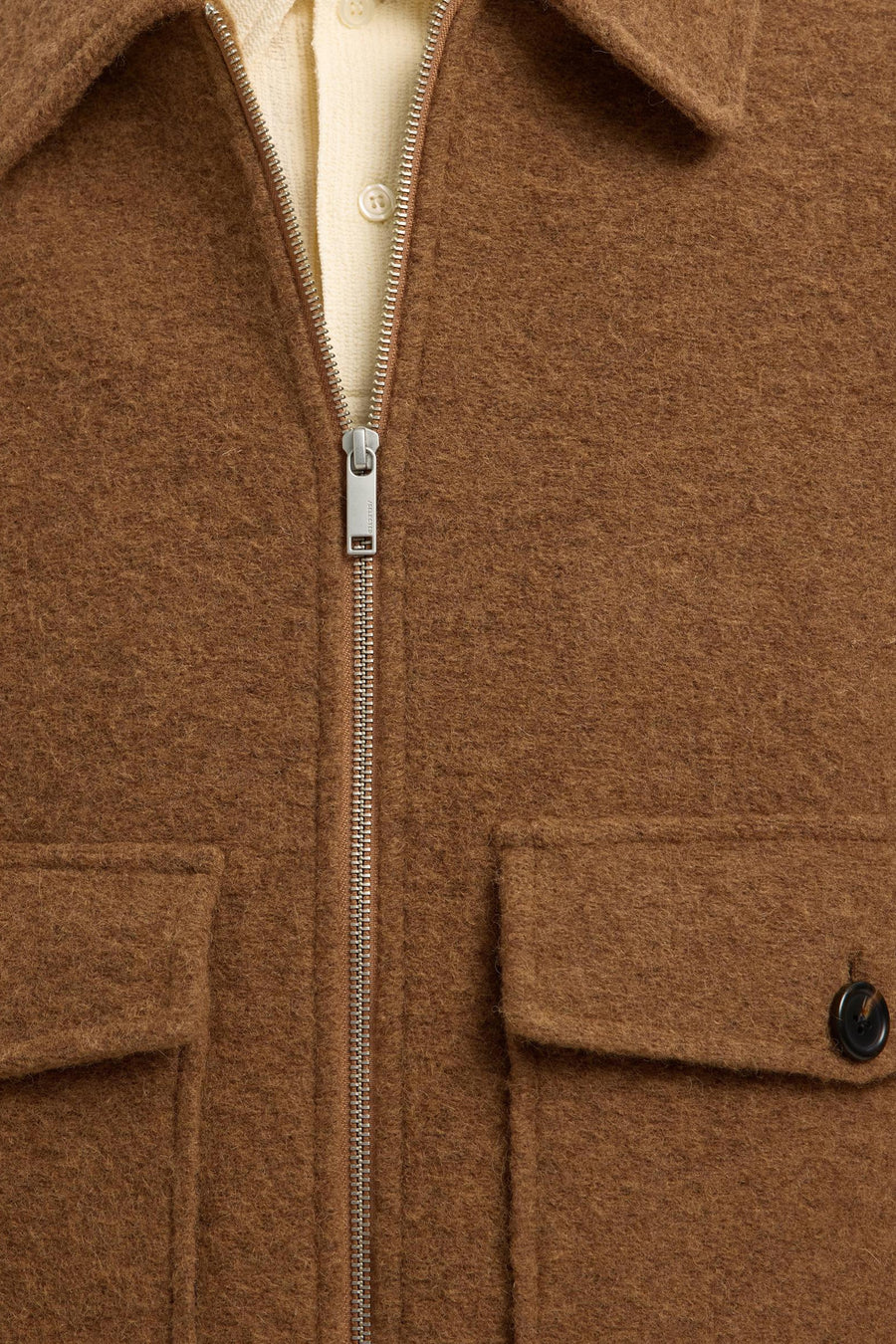 Korte jas - bruin - SELECTED