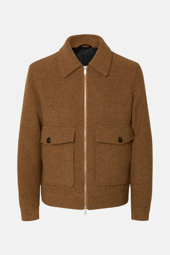 Korte jas - bruin - SELECTED