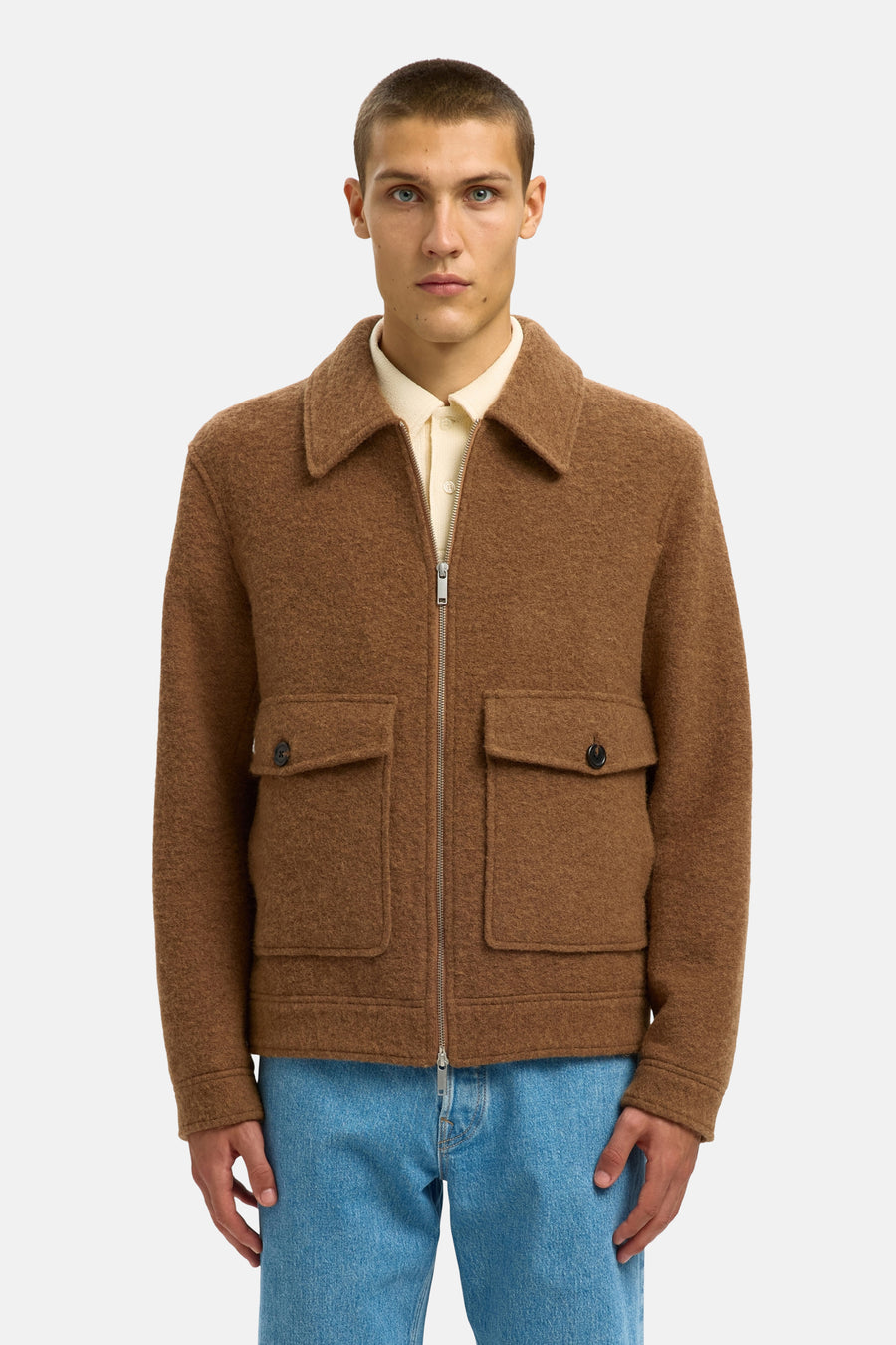 Korte jas - bruin - SELECTED