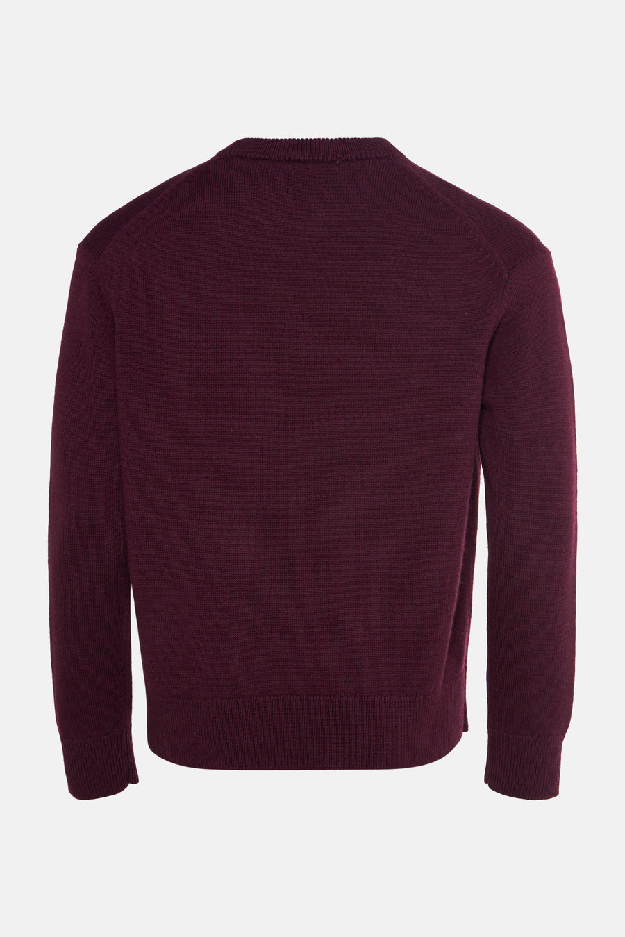 Pull met ronde hals - Bordeaux - SELECTED
