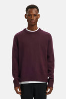 Pull met ronde hals - Bordeaux