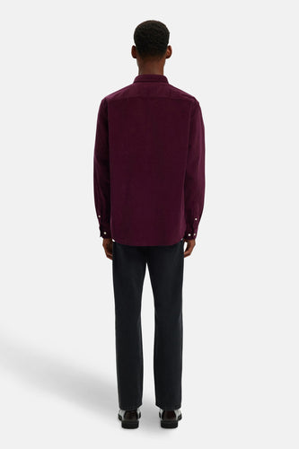 Hemd met lange mouwen - Bordeaux - SELECTED