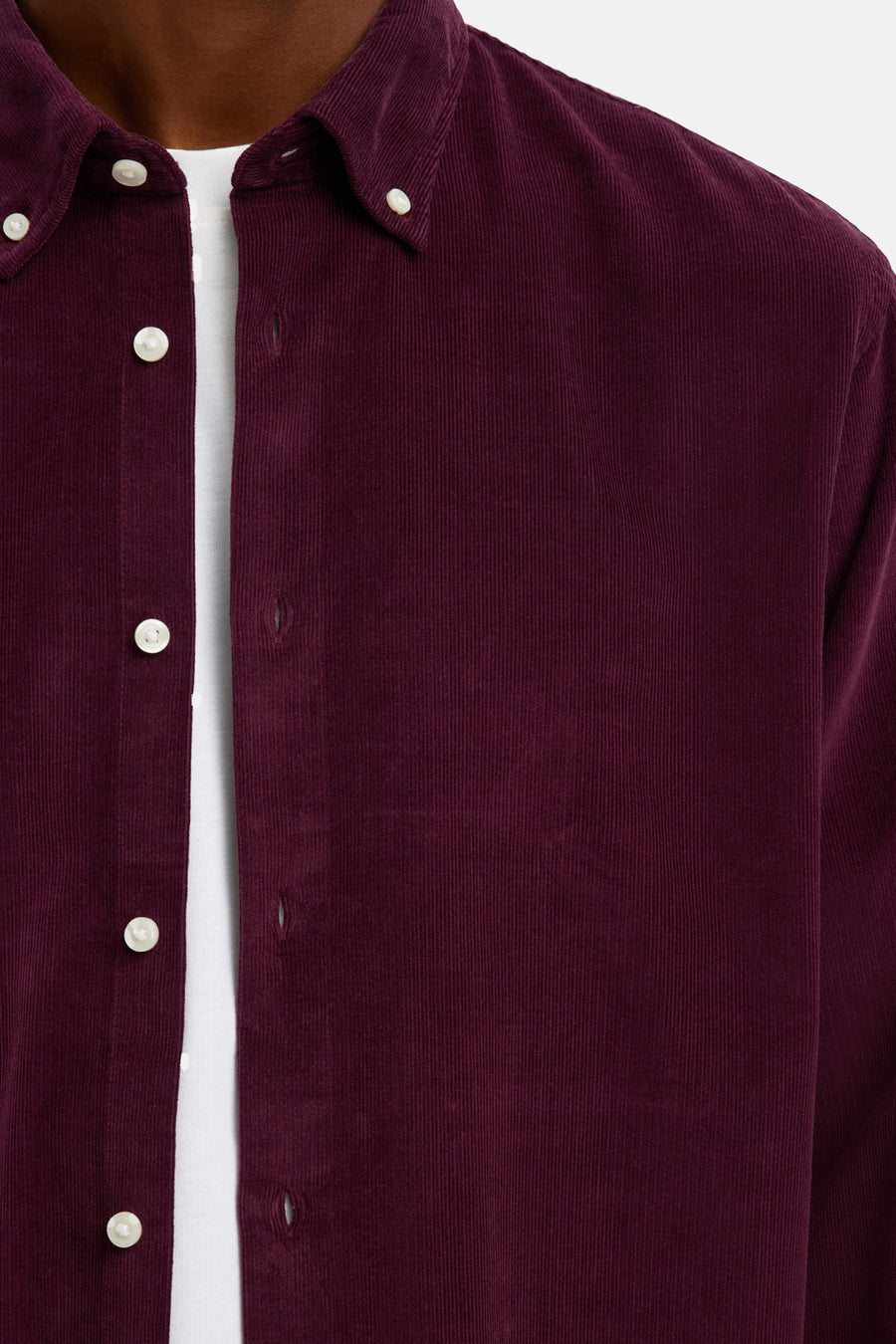 Hemd met lange mouwen - Bordeaux - SELECTED