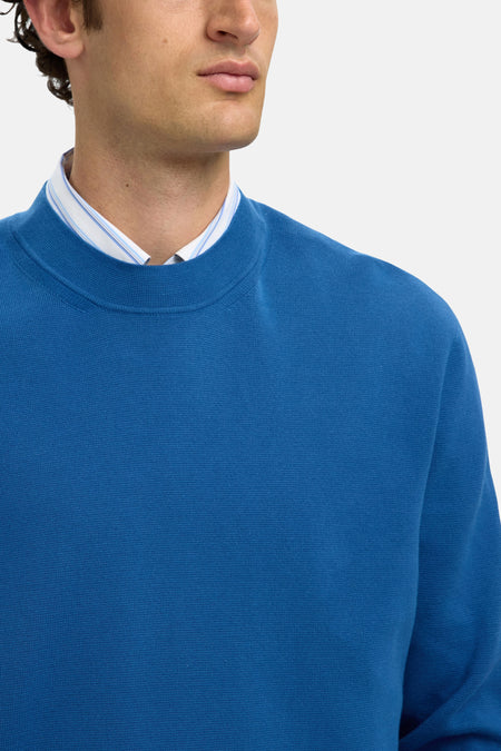 SLHMIKE LIGHT LS KNIT RELAXED MOCK NECK