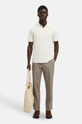 Polo à manches courtes - écru - SELECTED