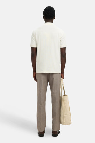 Polo à manches courtes - écru - SELECTED