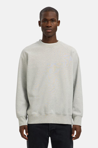 Sweater met ronde hals grijs - SELECTED