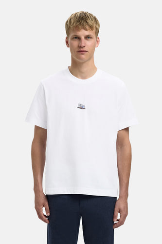 T-shirt à manches courtes - blanc - SELECTED