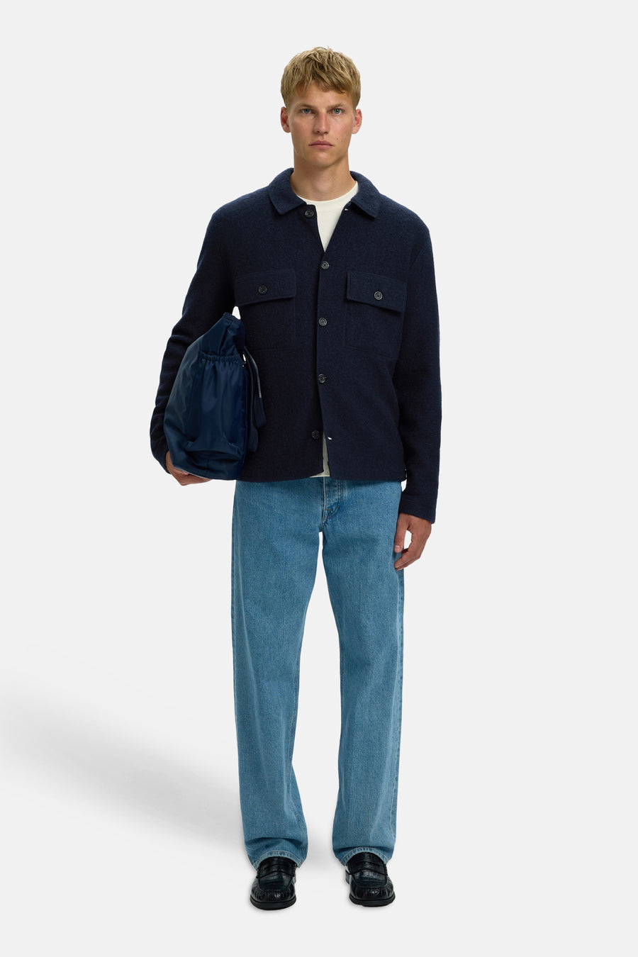 Hemd (lange mouwen) blauw - SELECTED