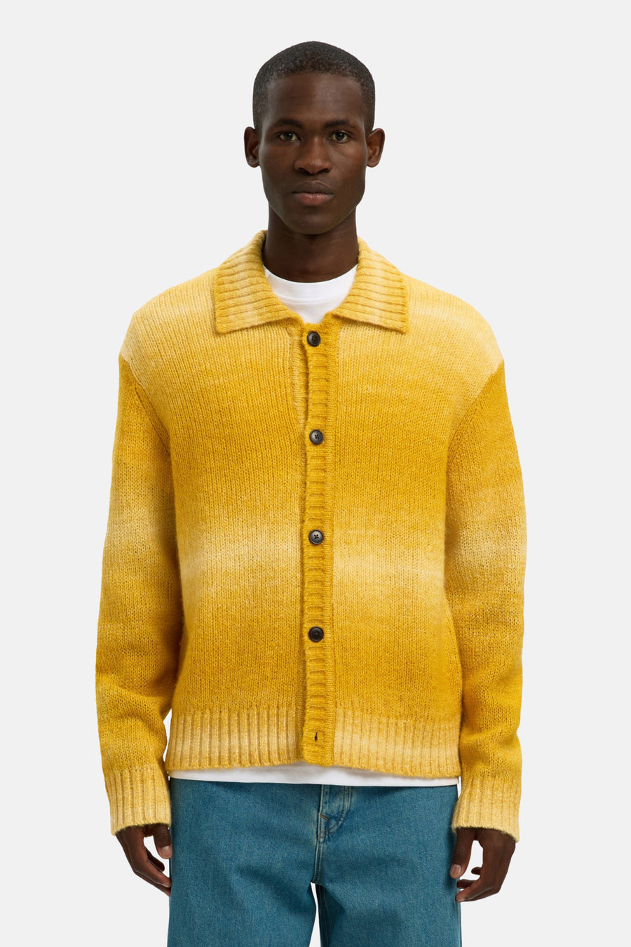 Gilet - geel - SELECTED