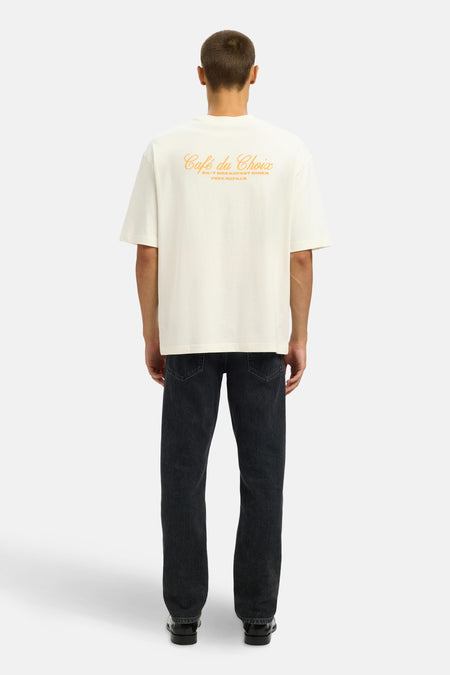 T-shirt met korte mouwen - Ecru