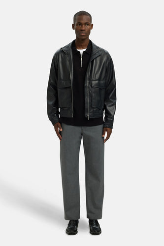 Pull met ronde hals - zwart - SELECTED