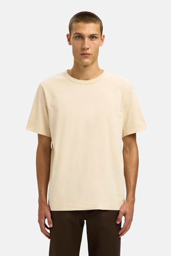 T-shirt met korte mouwen - beige - SELECTED
