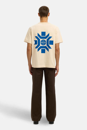 T-shirt met korte mouwen - beige - SELECTED