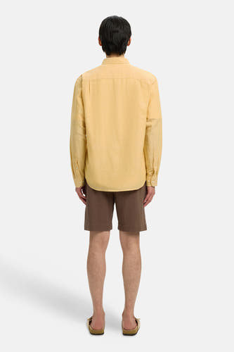 Hemd (lange mouwen) geel - SELECTED