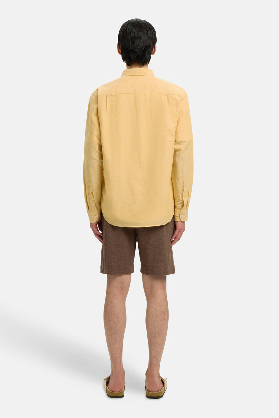 Hemd (lange mouwen) geel - SELECTED