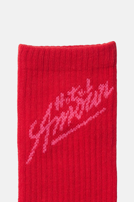 Chaussettes (sneaker) rouge - SELECTED