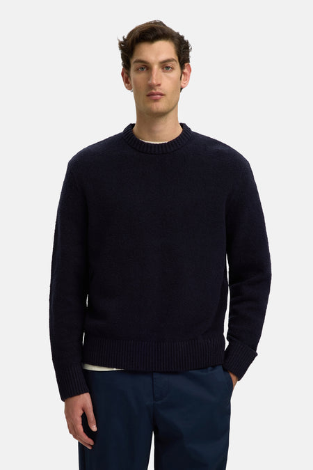 Pull O-hals - Navy Blazer