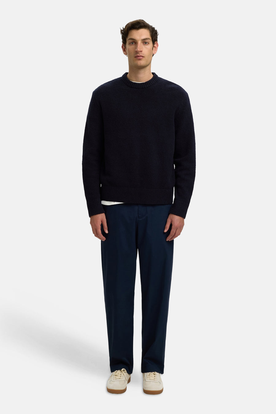 Pull col O bleu - SELECTED