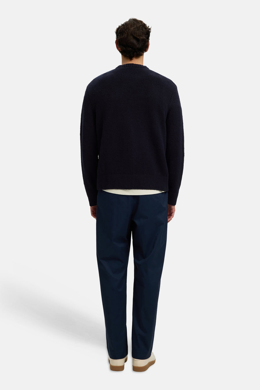 Pull col O bleu - SELECTED