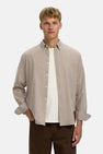 Hemd (lange mouwen) beige - SELECTED